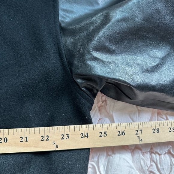 Vintage JH Design New York Mets Varsity Jacket Leather Sleeves Mens Large - Picture 6 of 12